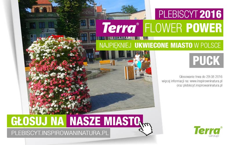 puck baner, , : Puck i Władysławowo po raz kolejny startuje w Plebiscycie Terra Flower Power | Portal i Telewizja Kaszuby24
